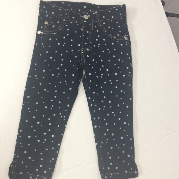 Girls Jeans with Stars size 6 - Picture 5 of 7